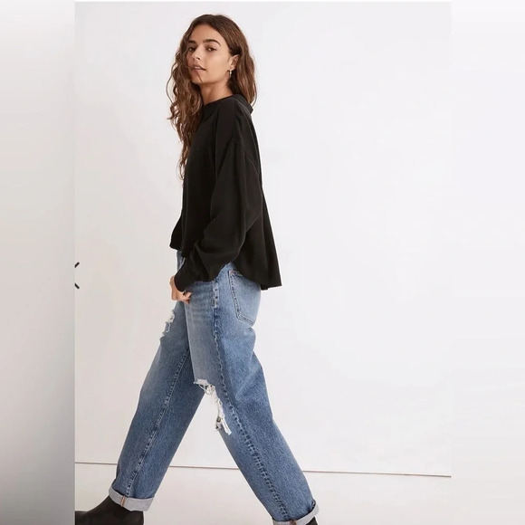 NWT Madewell Lusterweave Hartfield Crop Shirt in size XXS - Picture 3 of 7